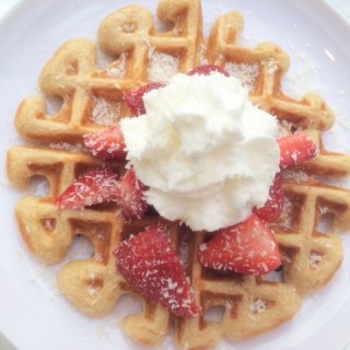 spelt waffles