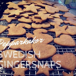 Pepparkakor (Swedish Gingersnaps)
