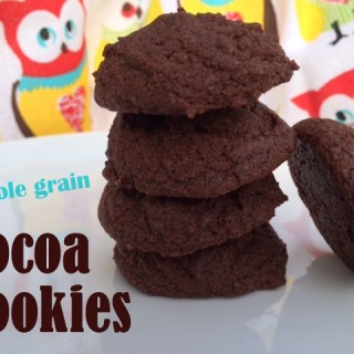 whole grain cocoa cookies