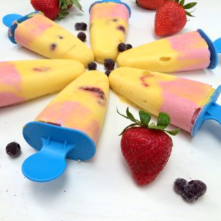 Berry Mango Smoothie Pops