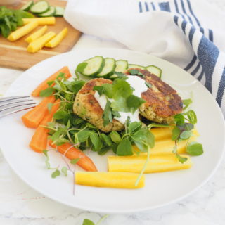 These broccoli quinoa fritters are a great way to make use of your leftovers and get some extra greens into your kids! Gluten-free, dairy-free, nut-free, and vegetarian. From halsanutrition.com.
