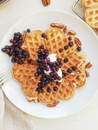 whole grain waffles