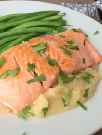 Parsnip Puree makes a perfect addition to a fall, winter, or spring dinner. It goes especially well with fish, roasted chicken, or pan-seared pork chops.