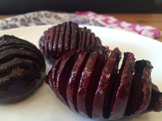 hasselback beets: a fun spin on the classic hasselback potato
