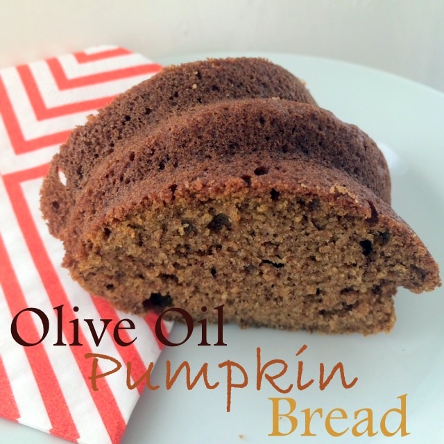 Olive Oil Pumpkin Bread - super healthy, amazingly delicious, pumpkin bread - extra virgin olive oil is one of the best oils for your health, and while it has too strong of a flavor for many recipes, combined with pumpkin and spice, you can't even taste it! From halsanutrition.com