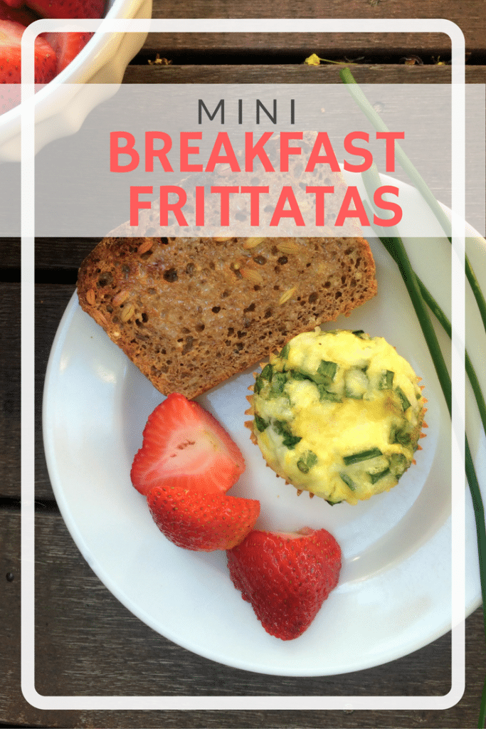 these mini breakfast frittatas are the perfect make ahead grab & go breakfast! make it with meat, make it with veggies, make it with both, or make it plain! it's all good and is a great way to start the day with some protein for everyone from toddlers to adults!