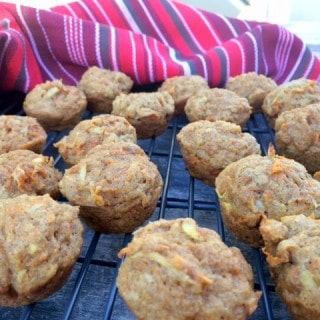 Mini Morning Glory Muffins: vegan, dairy-free, whole grain, packed with health, and loved by both kids and adults!