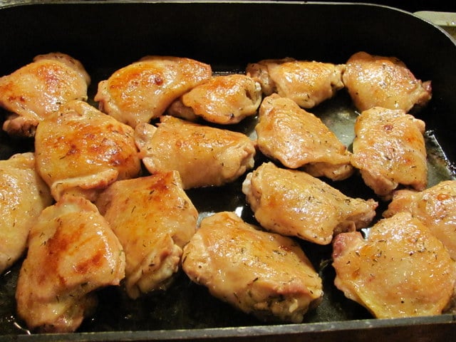 simply baked chicken thighs