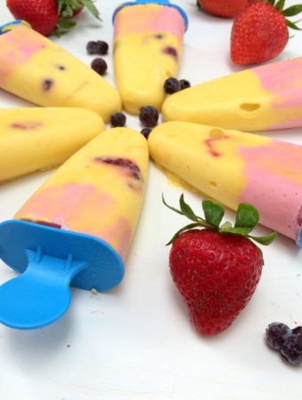 Berry Mango Smoothie Pops