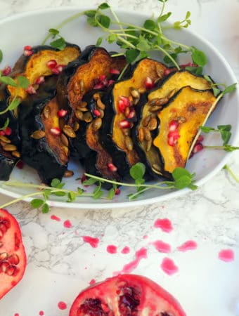 festive roasted acorn squash