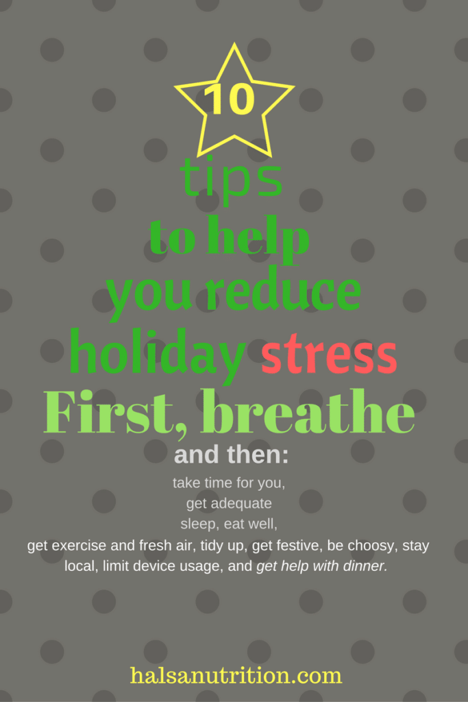 10 tips to help you reduce holiday stress from halsanutrition.com