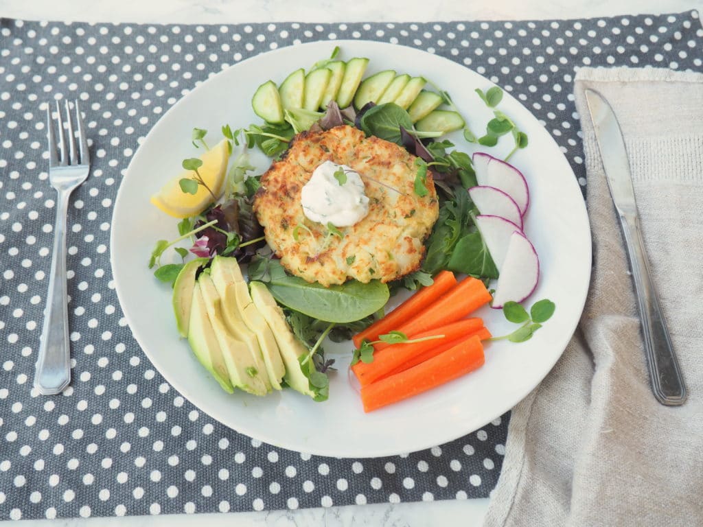 These nordic-inspired cod cakes are gluten-free, kid-friendly, and dairy-free. Perfect as an appetizer or light lunch or dinner. 