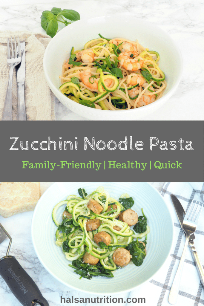Zucchini Noodle Pasta: the perfect way to lighten up classic pasta! Here are tips on how to make it delicious, satisfying, and appealing to the whole family!