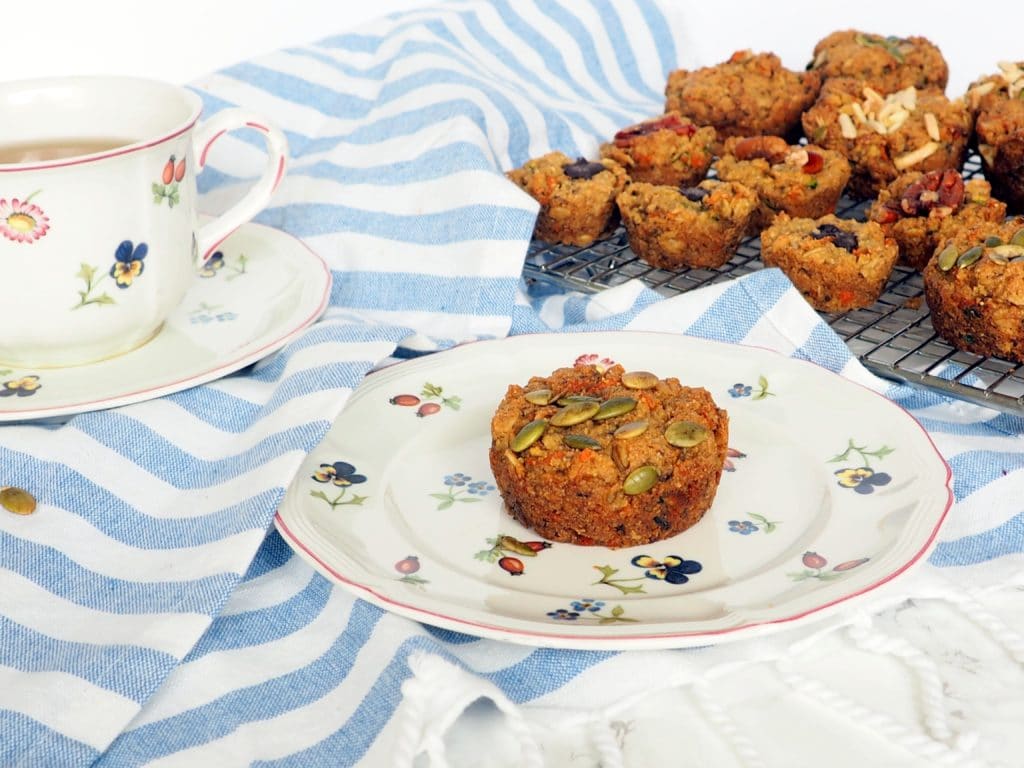 These cardamom carrot zucchini muffins are a delicious treat your whole family will love. Prep the carrots and zucchini the night before and you will just have to stir everything together in the morning. 