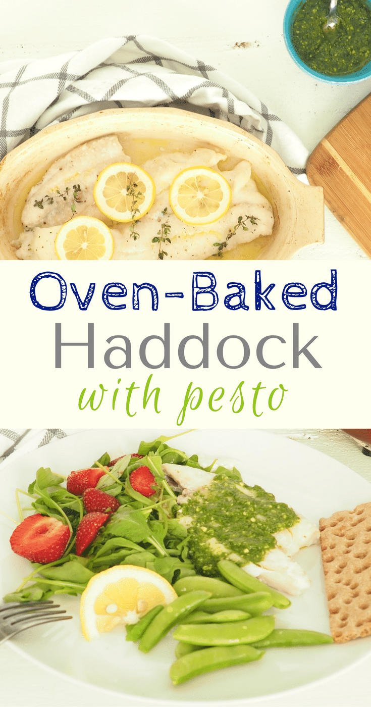 OvenBaked Haddock with Pesto Hälsa Nutrition