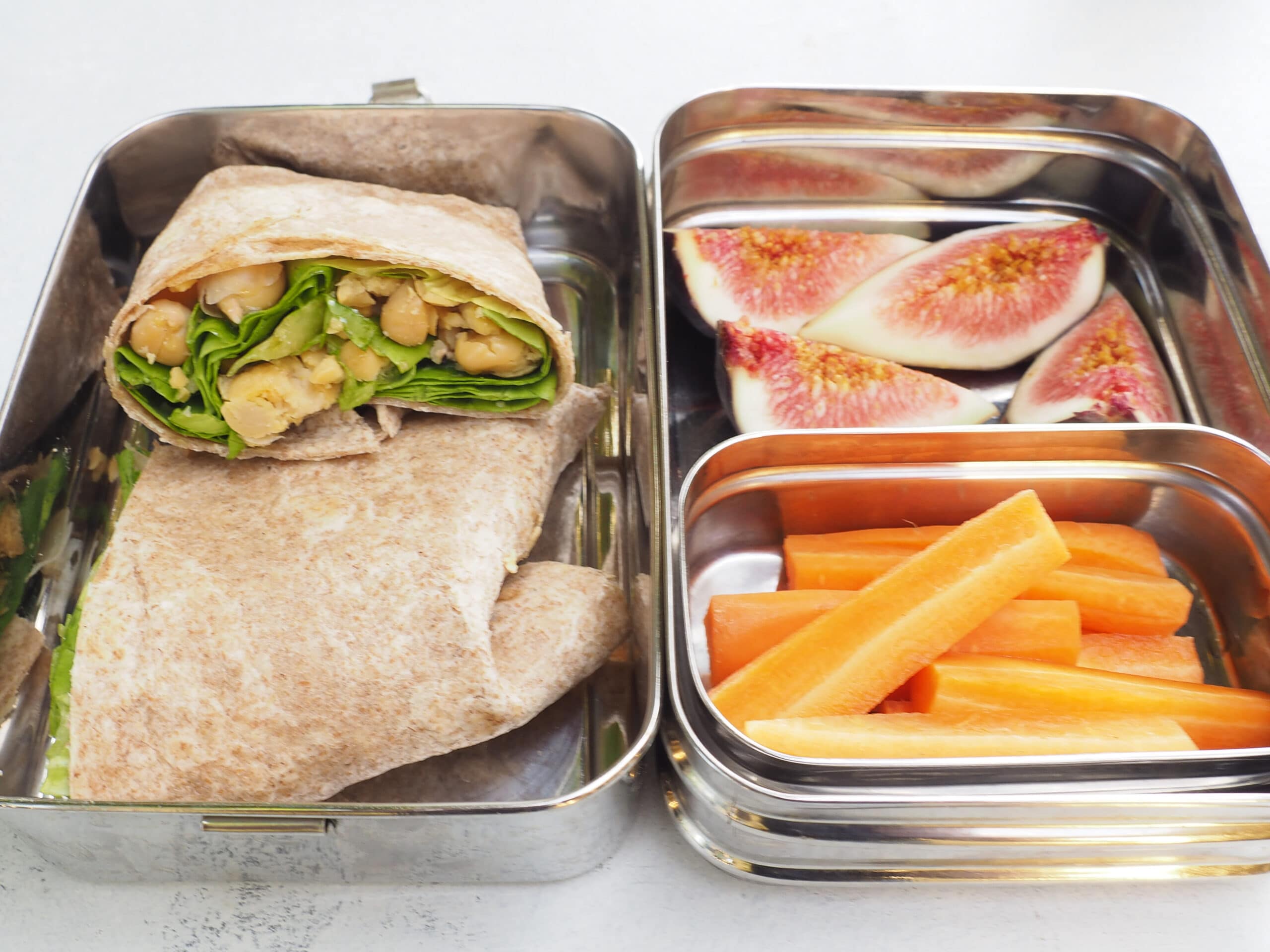 image of vegetarian lunch box