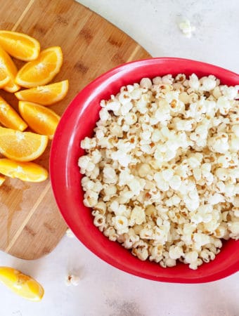 This simple stove popped popcorn is perfect for after school snack time and movie night. Whole grain, high-fiber, gluten-free, vegan, and approved by kids and dads! from halsanutrition.com