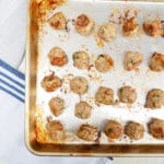 Make Ahead and Freeze Turkey Meatballs - Gluten-free, Dairy-free, Egg-free, Nut-free, Kid-approved