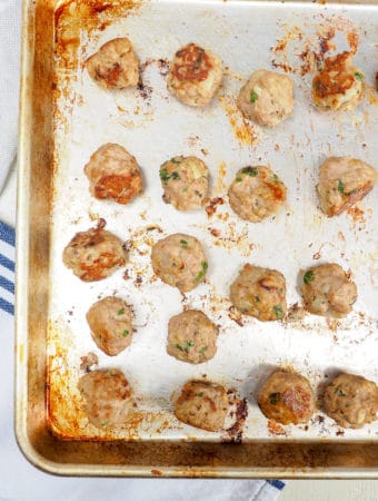 Make Ahead and Freeze Turkey Meatballs - Gluten-free, Dairy-free, Egg-free, Nut-free, Kid-approved