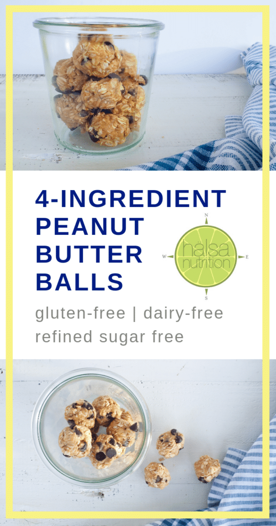 4-ingredient peanut butter balls