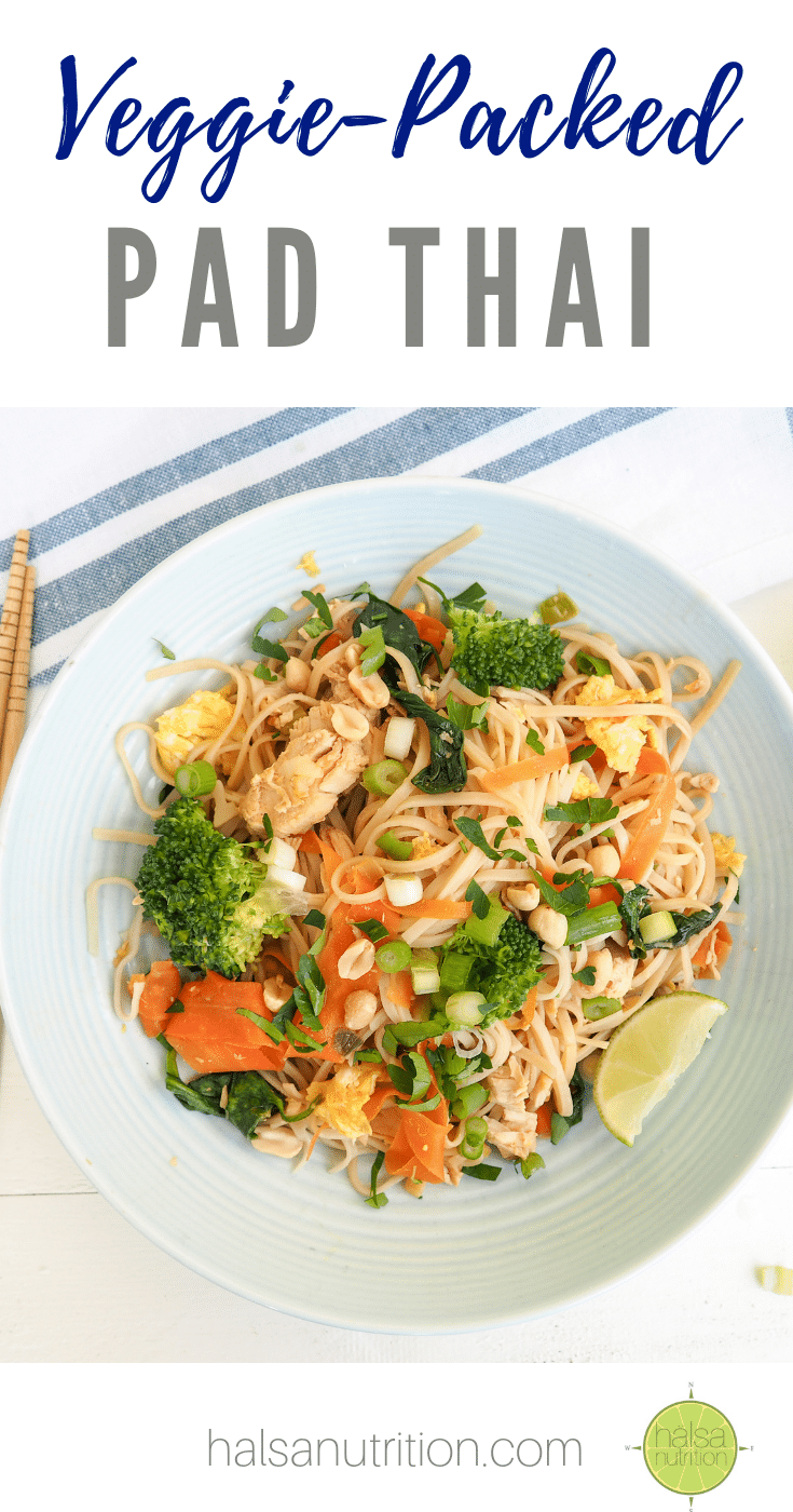 Veggie-Packed Pad Thai - Hälsa Nutrition