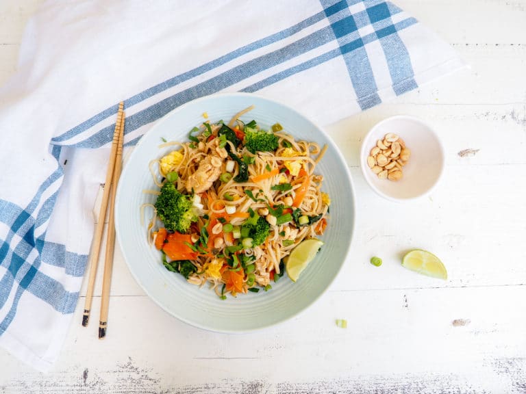 Veggie-Packed Pad Thai - Hälsa Nutrition