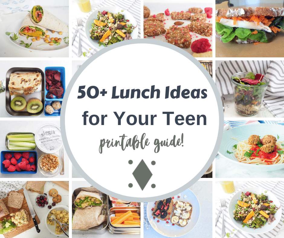 School Lunch Ideas for Tweens and Teens