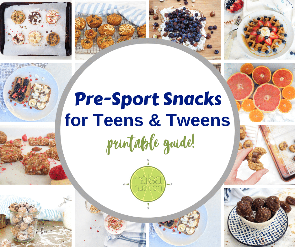 Pre-Sport Snacks for Teens and Tweens