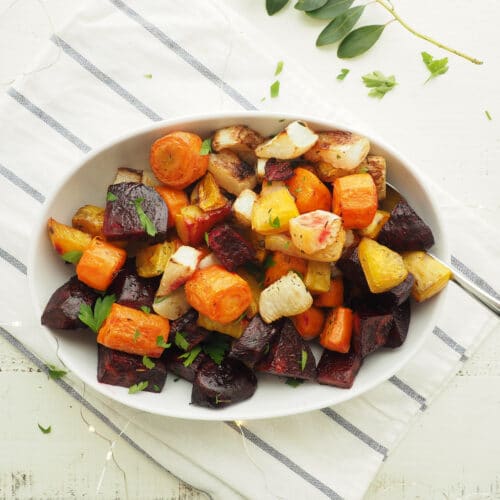 Simple Roasted Root Veggies - Hälsa Nutrition