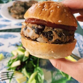 veggie burger slider