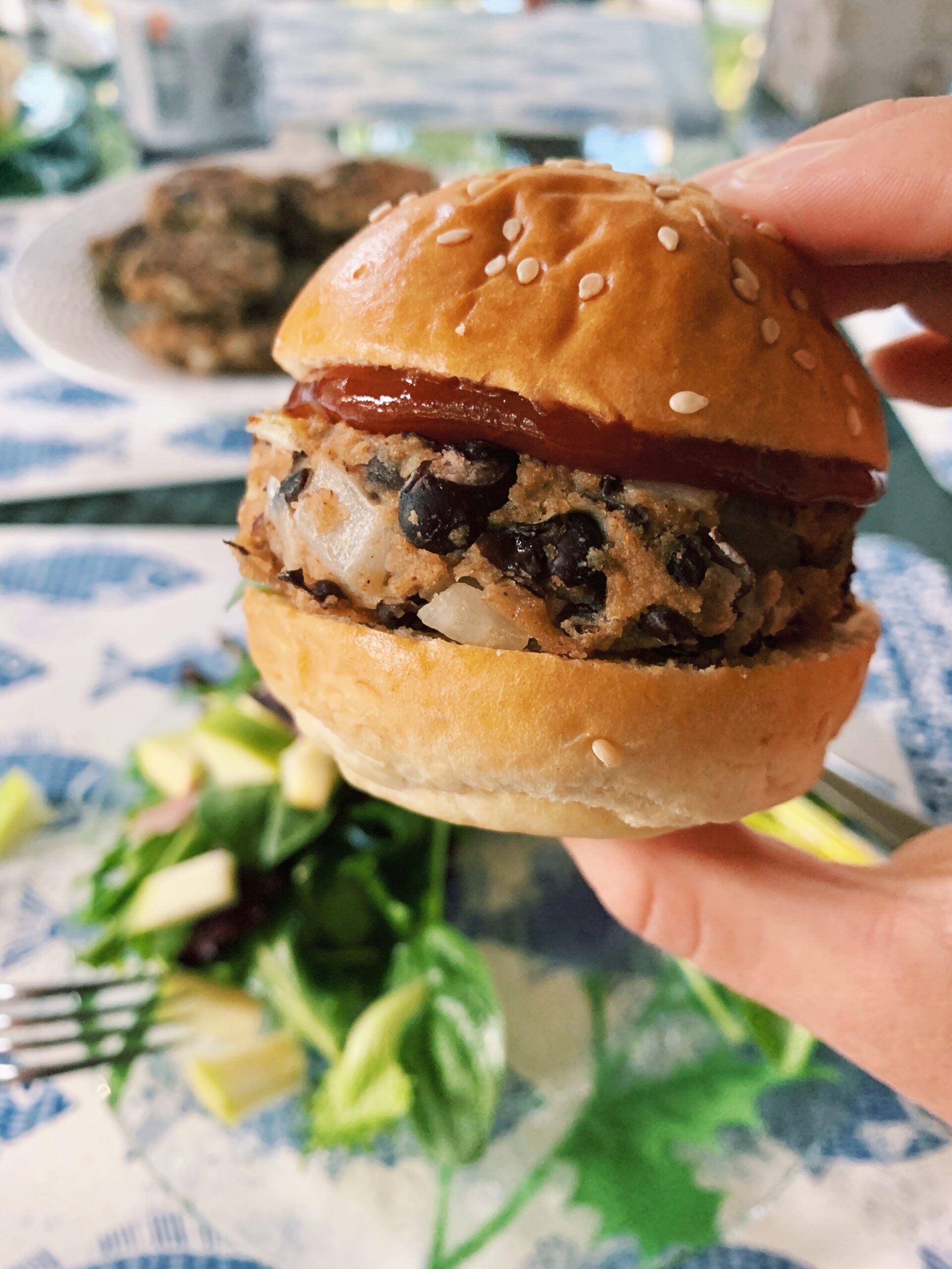 veggie burger slider