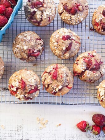 strawberry muffins