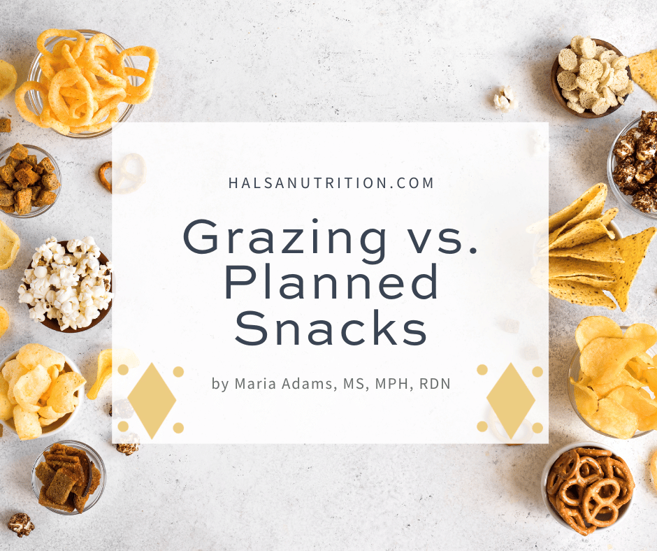 grazing or planned snacking title page