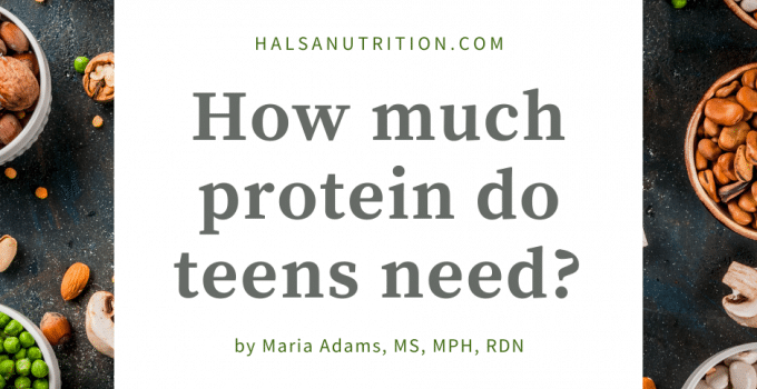 protein needs teens