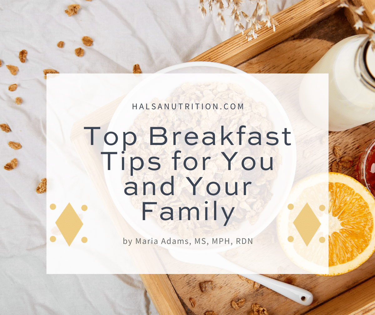 Busy morning breakfast tips for families